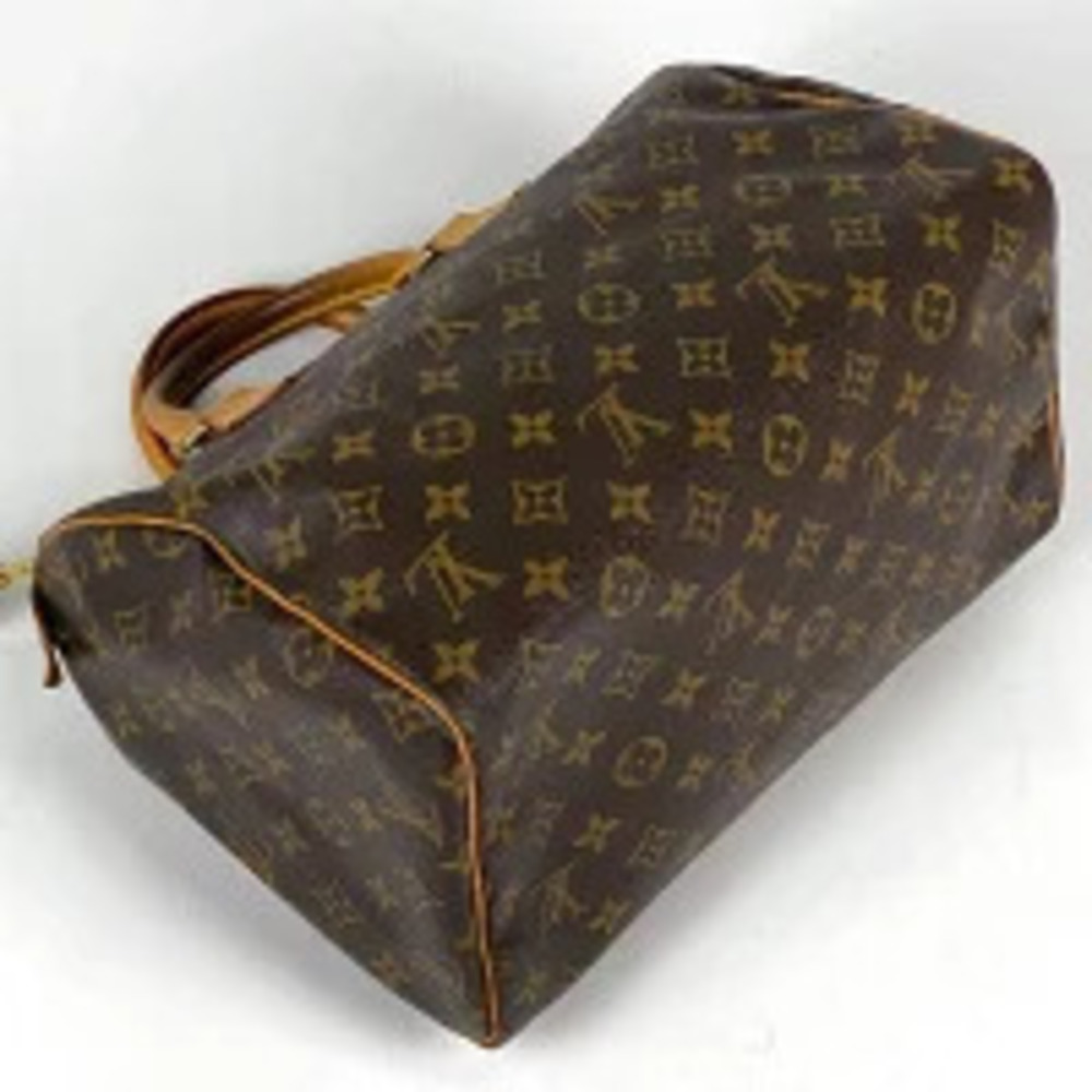 Louis Vuitton Handbag Boston Brown Monogram Commuter Speedy Bag